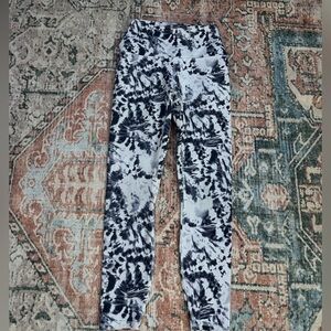 LEGGINGS DARK BLUE AND WHITE TYE DYE